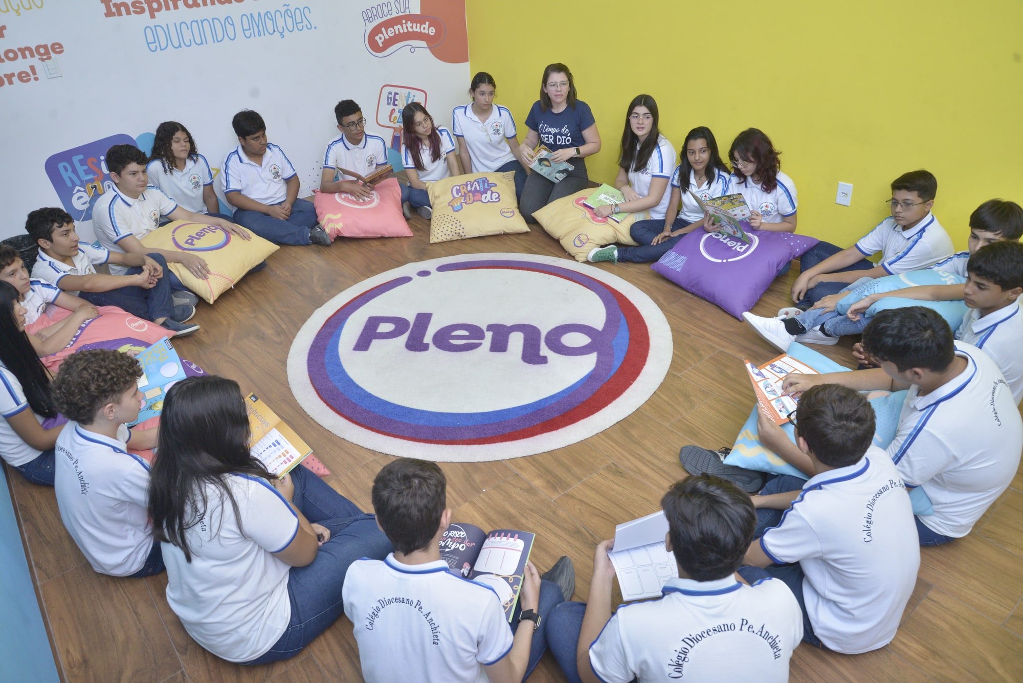 Alunos dos Anos Finais em sala